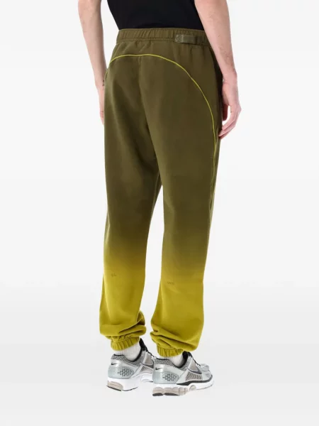 Флийс бягане панталон Nike зелено