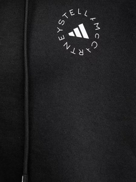 Однотонный свитер Adidas By Stella Mccartney с капюшоном черный