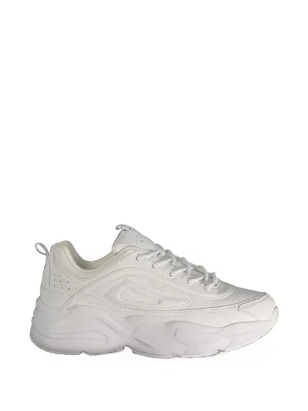 Sneakerși Fila chunky cu autograf alb