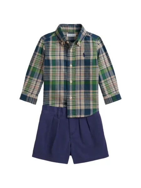 Szorty dziecięce Polo Ralph Lauren niebieskie