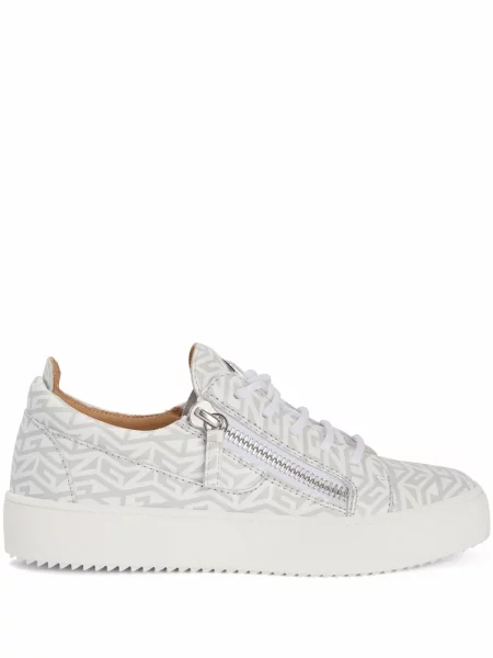 Sneakerși Giuseppe Zanotti Frankie alb