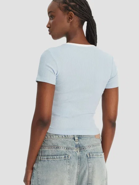 Футболка Guess Jeans блакитний