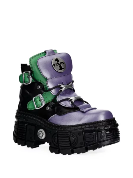 Botine New Rock cu platformă violet