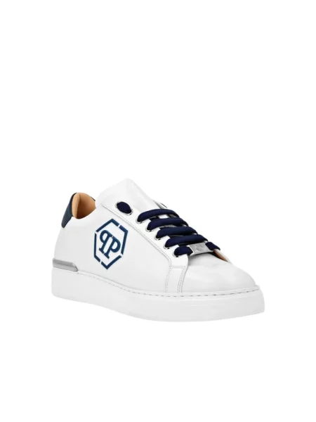 Sneakersy Philipp Plein skórzane białe