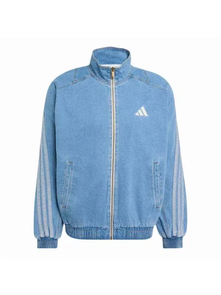 ADIDAS SPORTSWEAR Geacă sport STADIUM albastru denim / deschis gri