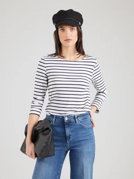 MORE & MORE Tricou negru alb