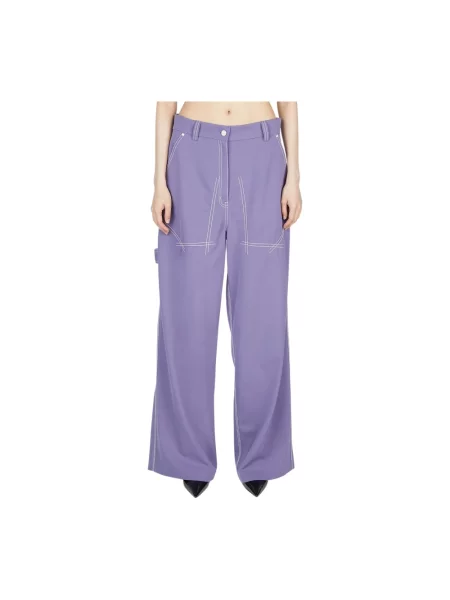 Spodnie Stella Mccartney fioletowe