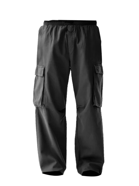 VAMOS CLO Pantaloni cu Chrysanthemum bazalt gri