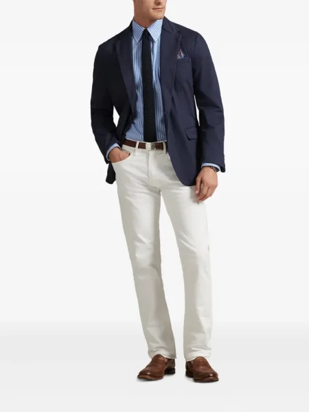 Șapcă Polo Ralph Lauren cu broderie din țesătură twill în carouri albastru