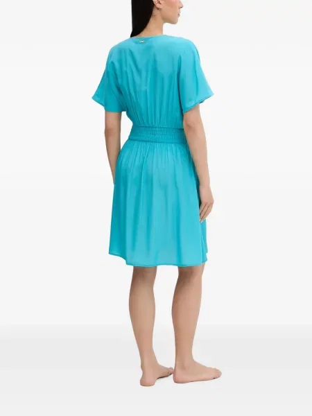 Rochie midi Liu Jo cu legături albastru