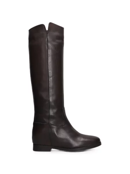 Botine Julie Dee din piele maro