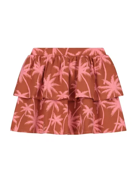 Shiwi Fustă maro ruginiu / pal roz