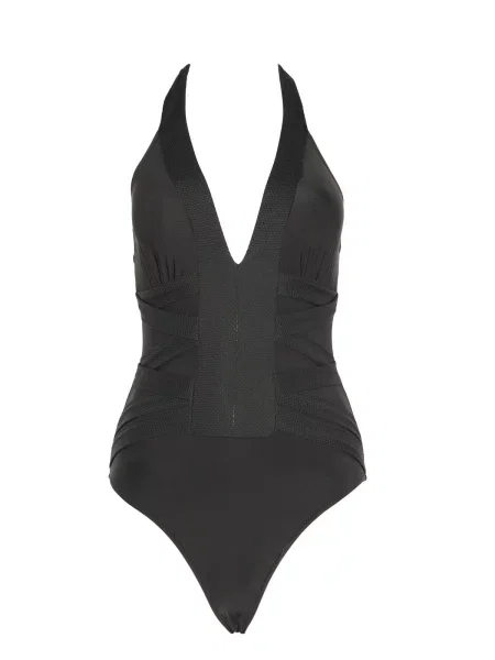 Costum de baie Trendyol negru