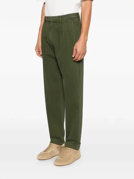 Pantaloni Gta din țesătură twill verde