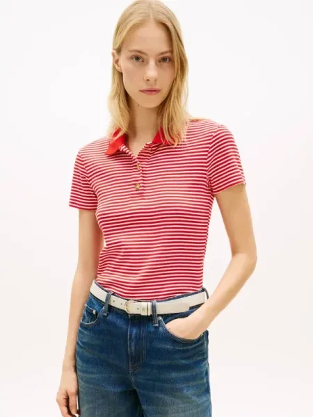 Tommy Hilfiger Polo | Slim Fit roșu