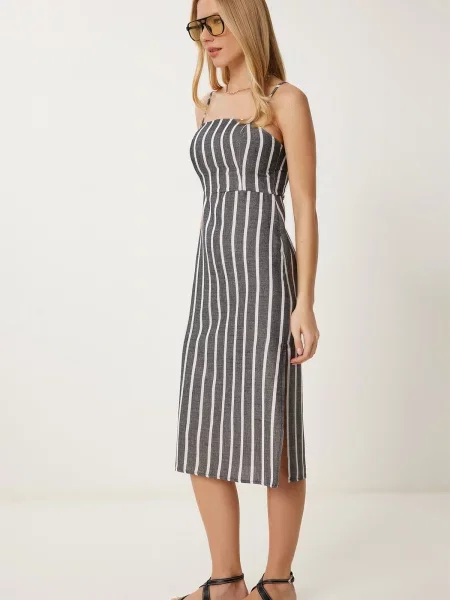 Happiness İstanbul Rochie de vară fildeş / bleumarin