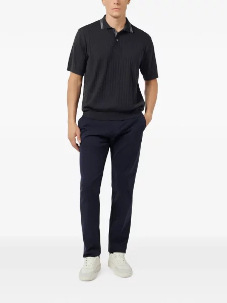 Ριγέ polo Paul & Shark μπλε