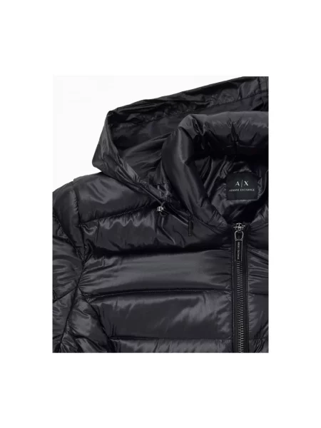 Kurtka puchowa Armani Exchange czarna