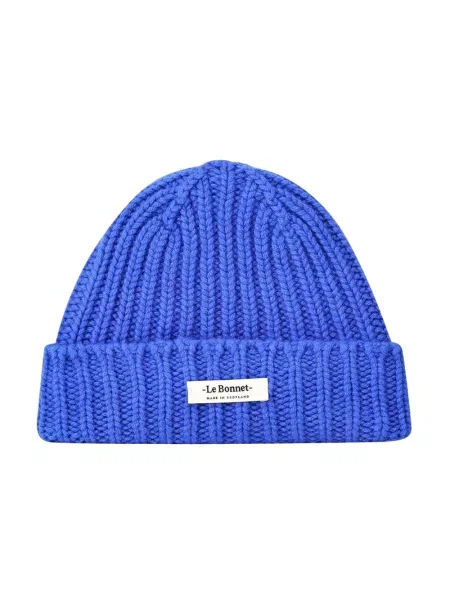 Czapka Le Bonnet wełniana niebieska