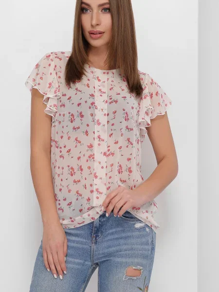 Блуза MarSe молочний софтшел