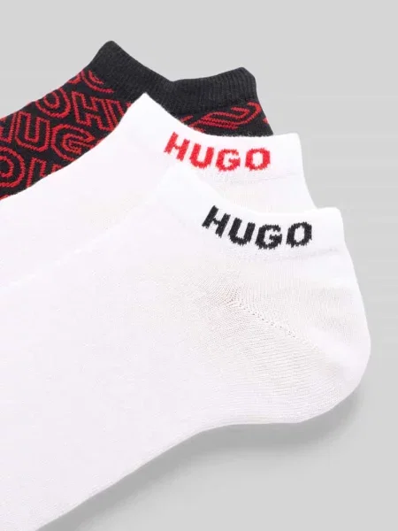 Skarpety z mieszanki bawełny Hugo białe