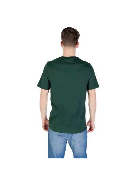 Koszulka damska Lyle & Scott Plain krótki rękaw ciemnozielony XS zielona