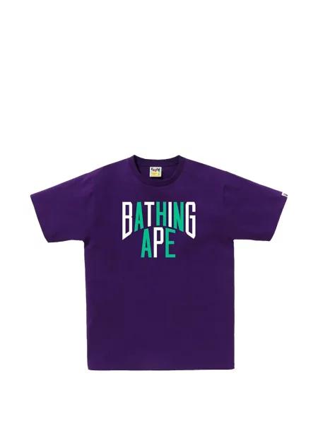 Tricou A Bathing Ape® cu imagine violet