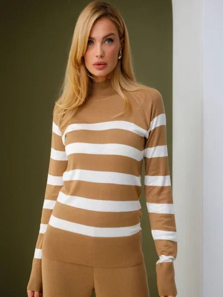 Водолазка TrikoBakh вовна/поліестер бежевий