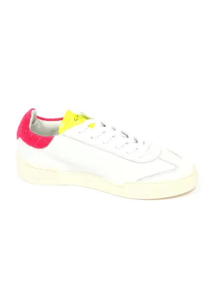 Sneakersy Ghoud skórzane białe