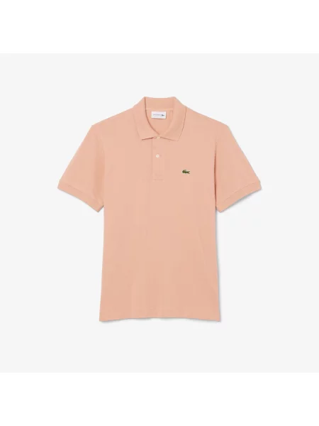 Классическое поло Lacoste розовое
