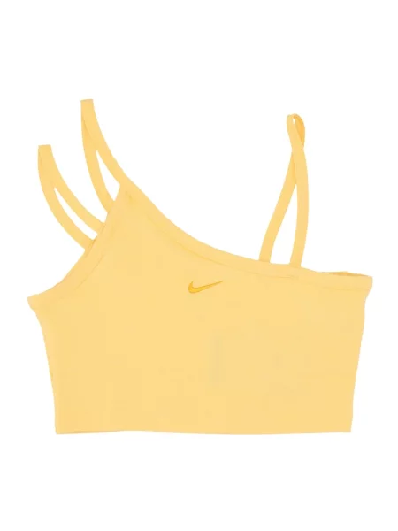 Koszulka Nike o krotszym kroju żółta