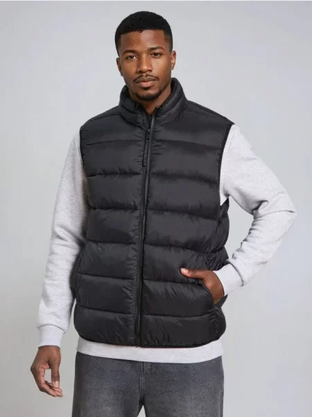 Sinsay Kamizelka puffer czarny