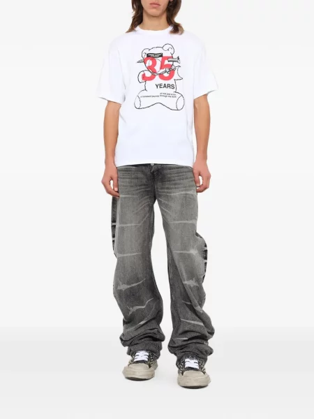 Tricou Undercover cu imagine alb