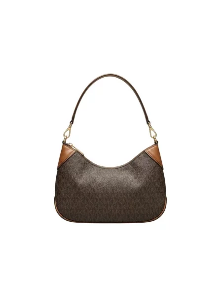 MICHAEL Michael Kors Kabelka na rameno / koňaková / čierna hnedá