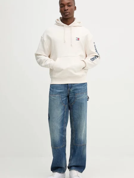Tommy Jeans μπλούζα μπεζ
