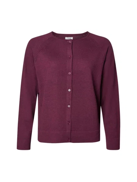 Kardigan Lind wełniany czerwony