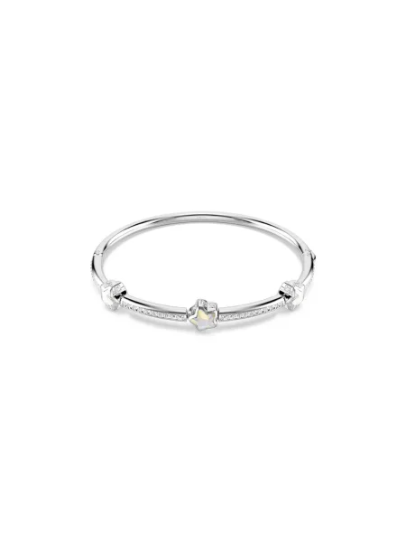 Swarovski bransoletka z kryształem Swarovski CHROMA szara