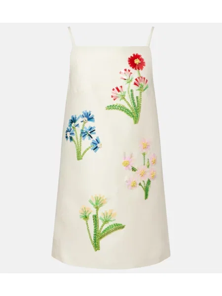 Rochie Leo Lin de lână alb
