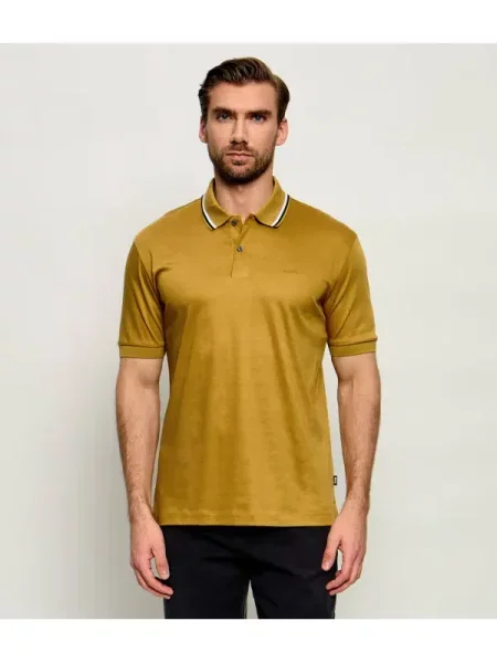 Tricou polo Boss Black negru