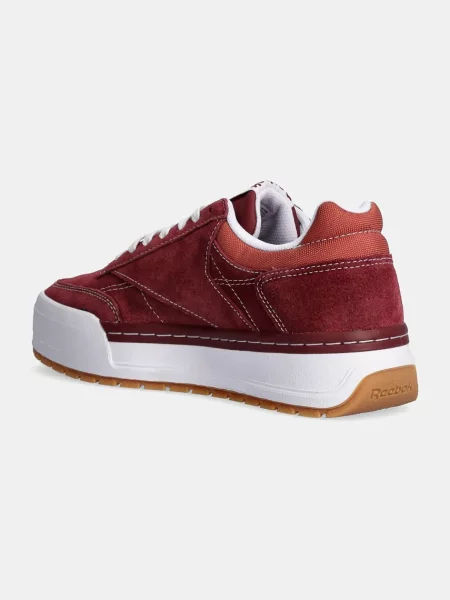 Semišové klasické tenisky Reebok Classic vínové