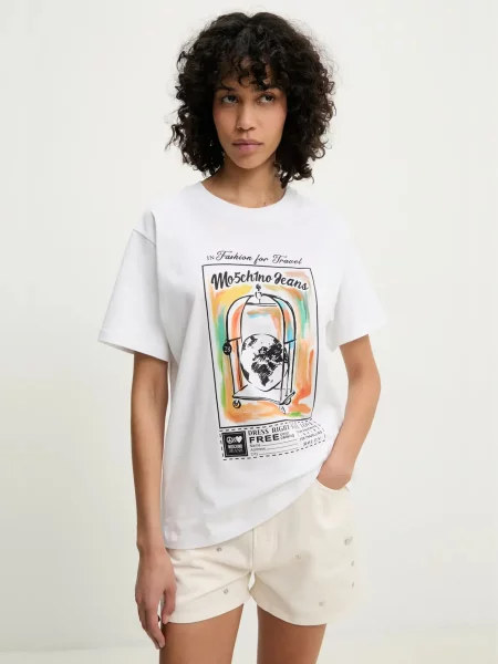 Футболка Moschino белая