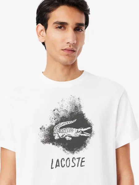 Футболка Lacoste белая