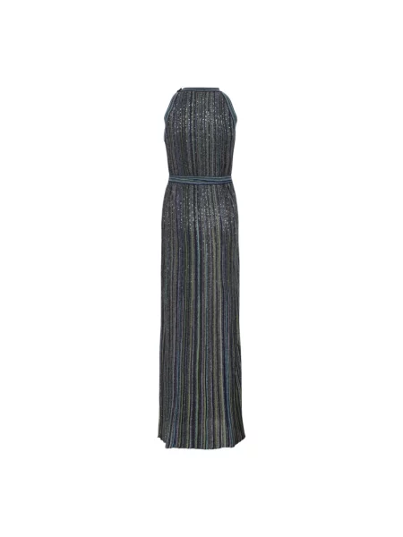 Lniana sukienka maxi Missoni