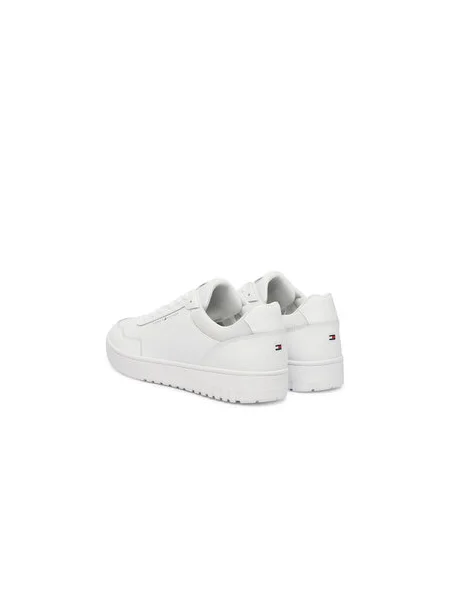 Tommy Hilfiger Sneakersy Th Basket Core Lite Lth biela