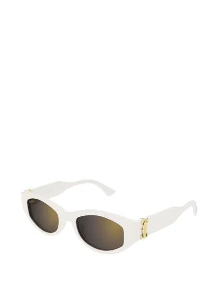 Saulės akiniai Cartier Eyewear balta