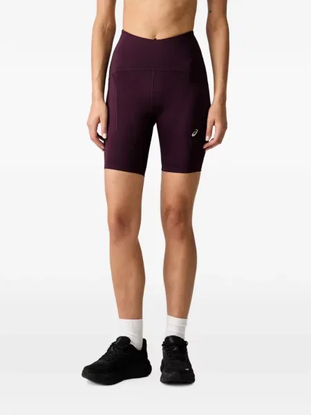 Pantaloni scurți Asics cu imagine alergare violet