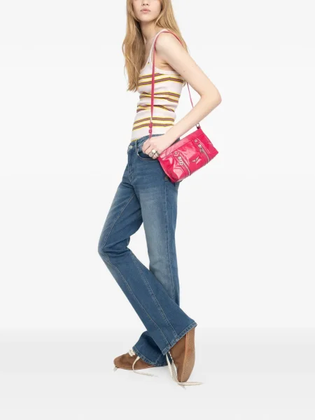 Geantă messenger Zadig&voltaire roz