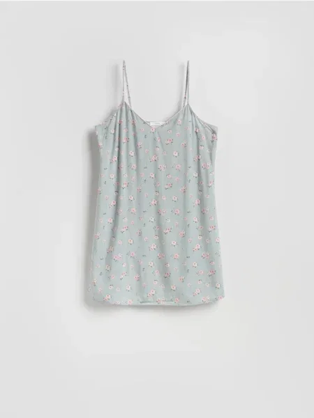 Reserved Cămașă de noapte cu conținut ridicat de verde-pal verde