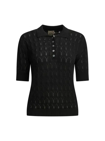 Dzianinowy sweter Rakki czarny