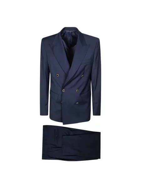 Garnitur Marsem dwurzędowy niebieski